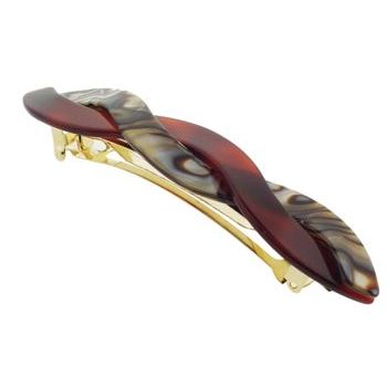 Laurent Olivier - Twist Barrette - Tort/Onyx (1)