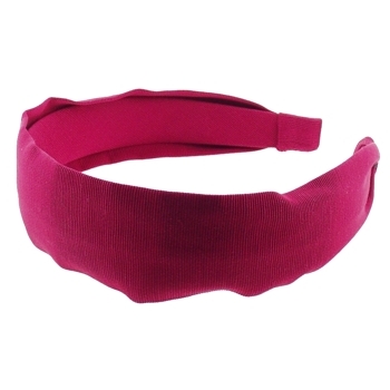 L. Erickson USA - 1 1/2inch Grosgrain Scarf Headband - Fuchsia