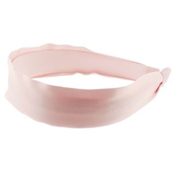 L. Erickson USA - 1 1/2inch Scarf Headband - 100% Silk Charmeuse - Petal Pink