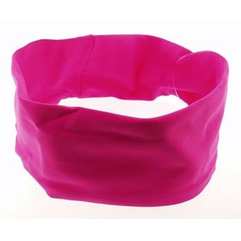 L. Erickson USA - French Lycra Wide Bandeau Headband - Fuchsia