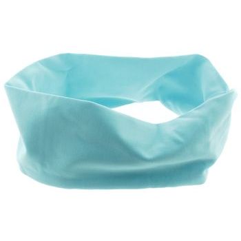 L. Erickson USA - French Lycra Wide Bandeau Headband - Aqua