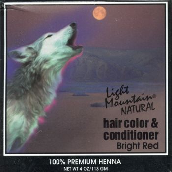 Light Mountain - Natural Hair Color & Conditioner - Bright Red