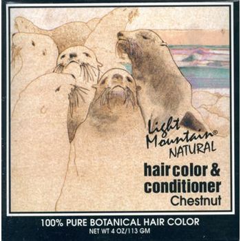 Light Mountain - Natural Hair Color & Conditioner - Chestnut