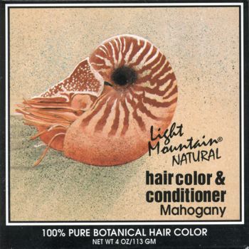 Light Mountain - Natural Hair Color & Conditioner - Mahogany