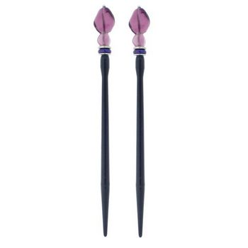Mei Fa - Hairstyx - Violet Ice - Long Hairsticks - (Set of 2)