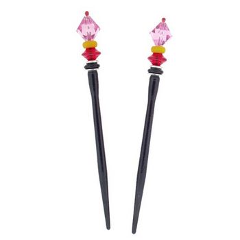 Mei Fa - Hairstyx - Chiffon - Short Hairsticks - (Set of 2)