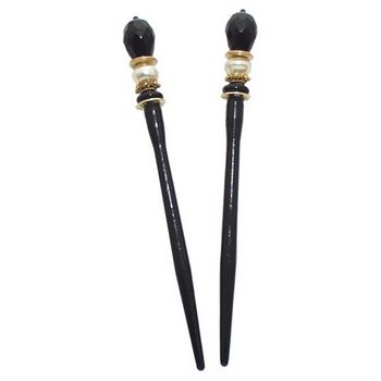 Mei Fa - Hairstyx - Comet - Short Hairsticks - (Set of 2)