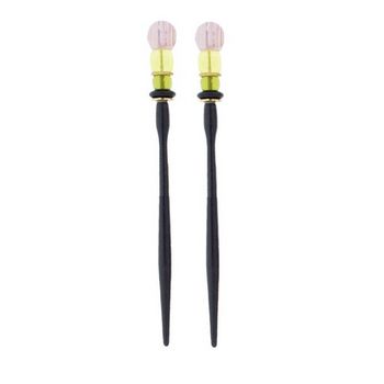 Mei Fa - Hairstyx - Cubic - Short Hairsticks - (Set of 2)
