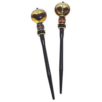 Mei Fa - Hairstyx - Latte - Short Hairsticks - (Set of 2)