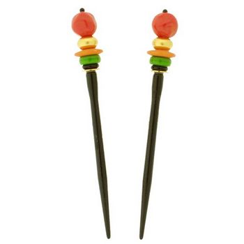 Mei Fa - Hairstyx - Roast - Short Hairsticks - (Set of 2)