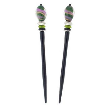 Mei Fa - Hairstyx - Volley - Short Hairsticks - (Set of 2)