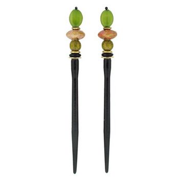 Mei Fa - Hairstyx - Mellow - Short Hairsticks - (Set of 2)