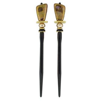 Mei Fa - Hairstyx - Vintage - Short Hairsticks - (Set of 2)
