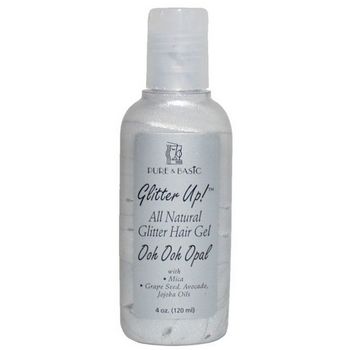 Pure & Basic - Glitter Up! - Glitter Hair Gel - Ooh Ooh Opal - 4 oz