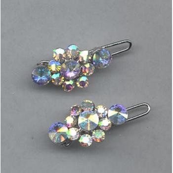 Swarovski Yellow Diamond Colored Barrettes